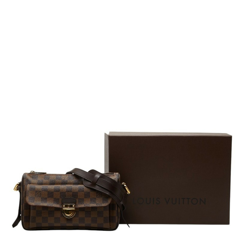 路易威登 Damier Ravello PM 女士單背包 N60007 棕色皮革 LOUIS VUITTON-11