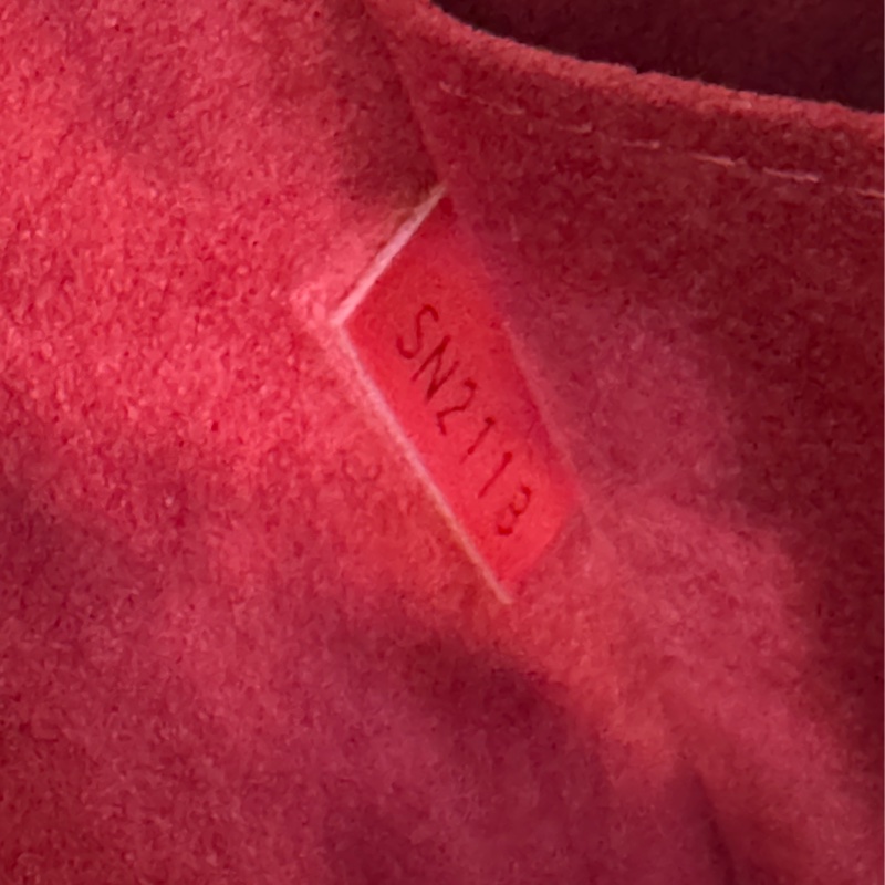 Lv 紅色epi 水波紋艾瑪包 mini 20公分-25