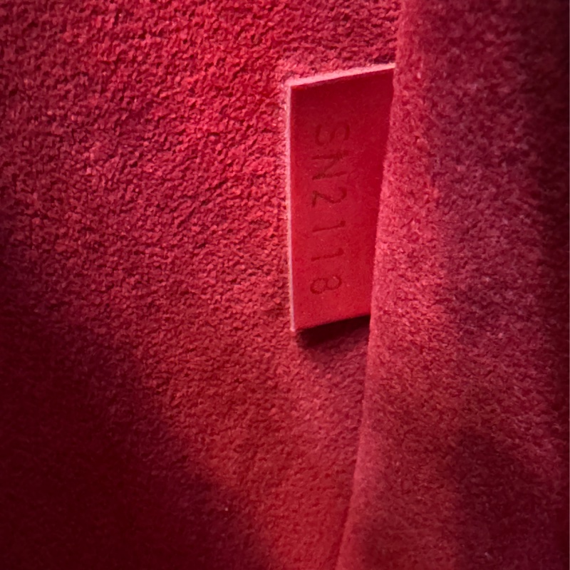 Lv 紅色epi 水波紋艾瑪包 mini 20公分-26