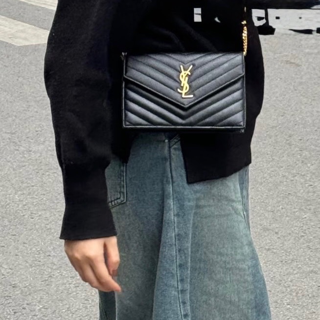 Ysl  黑金魚子醬 小號woc-0