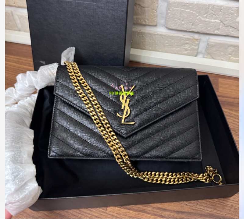Ysl  黑金魚子醬 小號woc-15