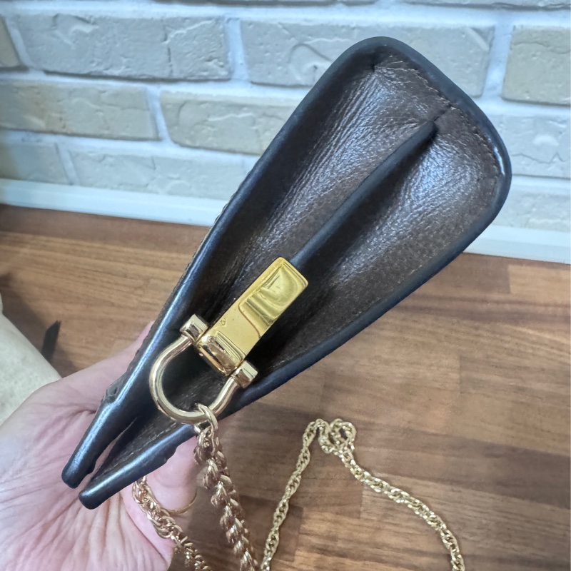 gucci 老花 小號夾夾包 20公分-15