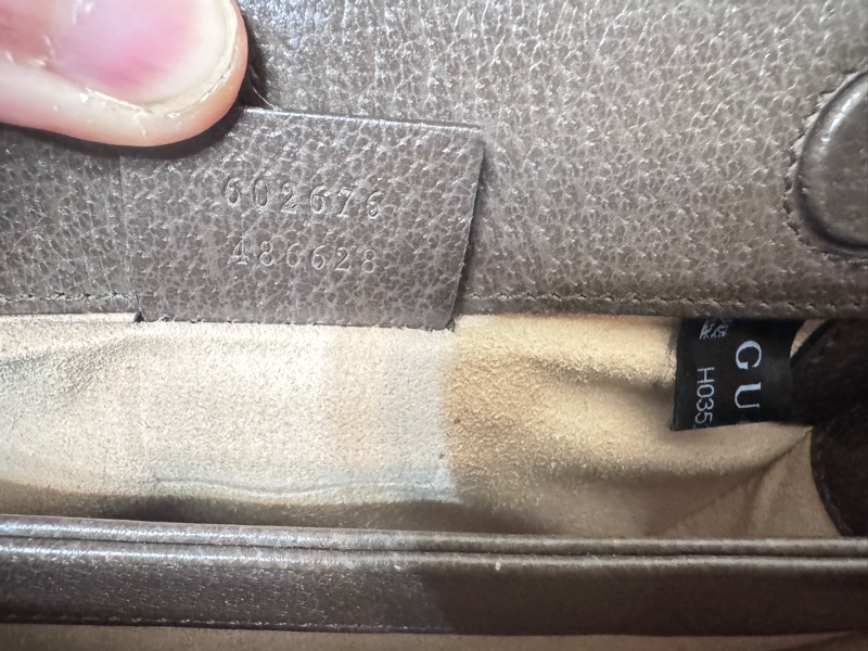 gucci 老花 小號夾夾包 20公分-22