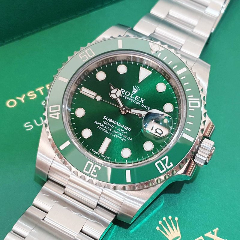 【大眾名錶】ROLEX 勞力士116610LV Submariner潛航者 2019/07 絕版停產 經典收藏 綠色面盤 綠水鬼 錶徑40mm 自動上鍊 大眾名錶B1281-8