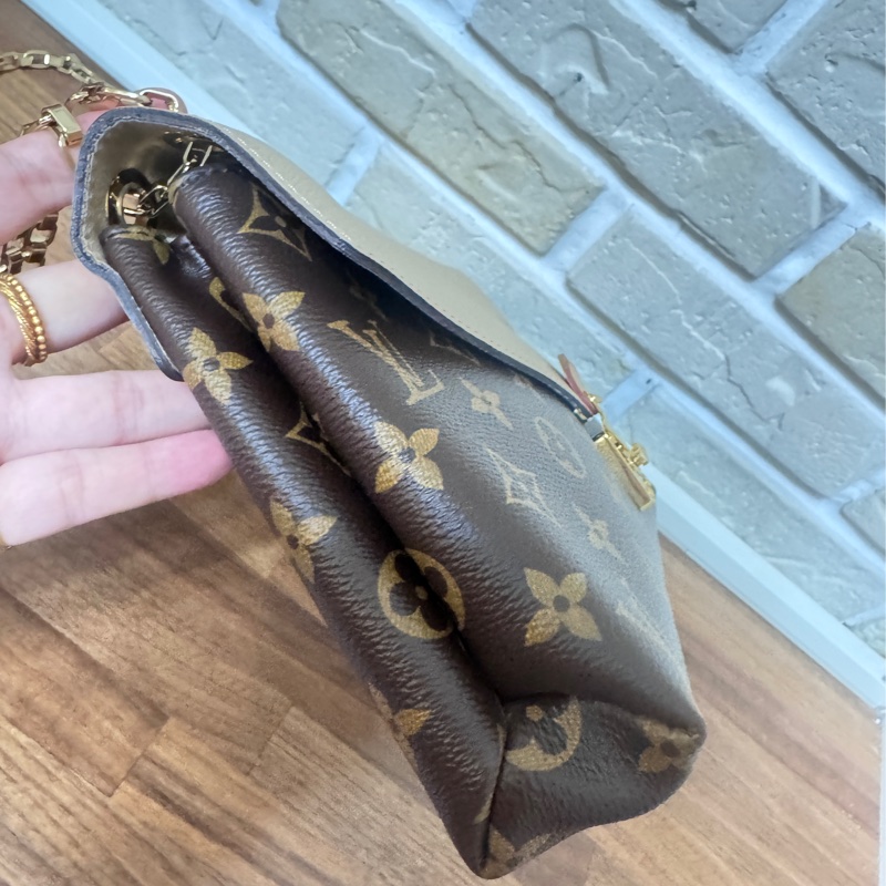 Lv   老花拼色信封包-9