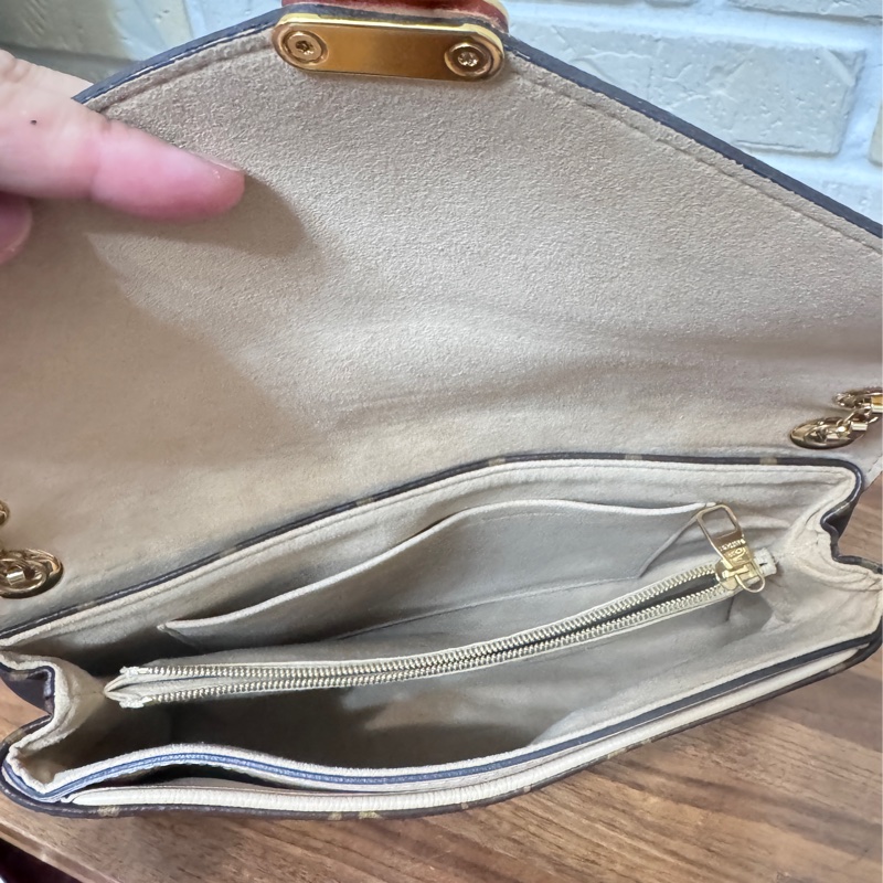 Lv   老花拼色信封包-19