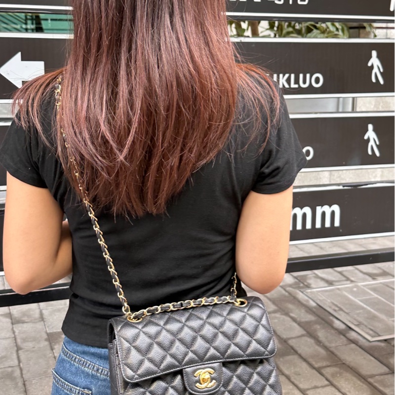 Chanel 黑金荔枝皮 cf23  2024年7月才購入-1