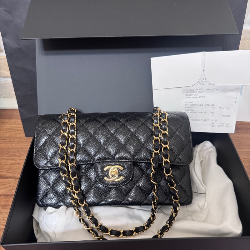 Chanel 黑金荔枝皮 cf23  2024年7月才購入-4