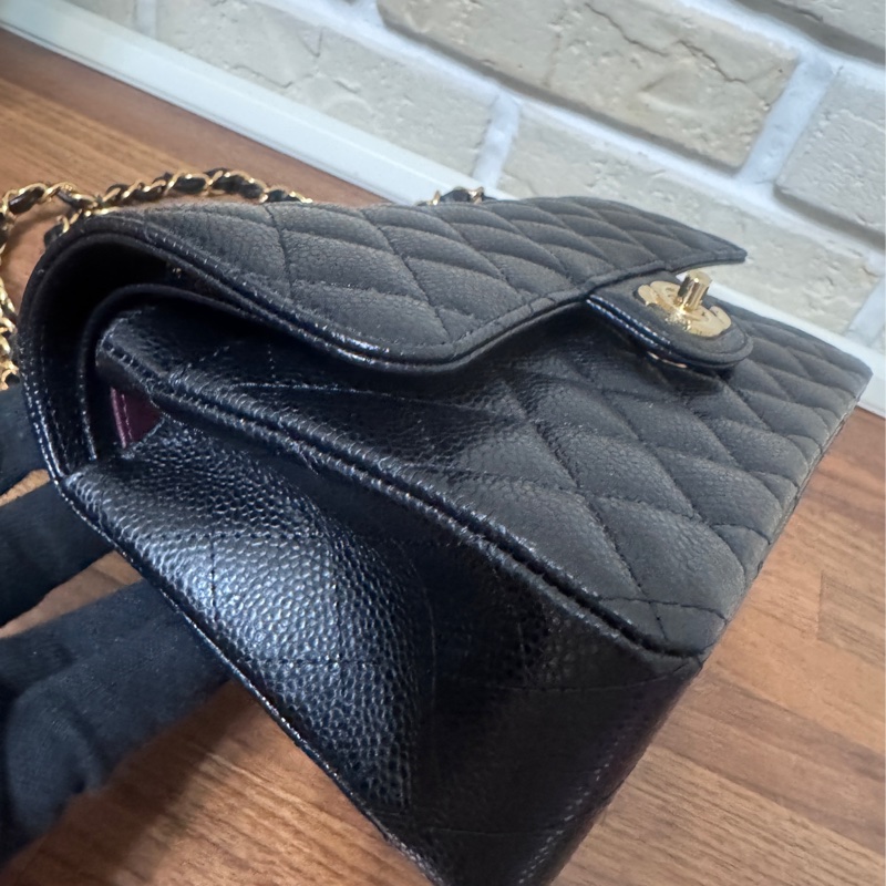 Chanel 黑金荔枝皮 cf23  2024年7月才購入-9