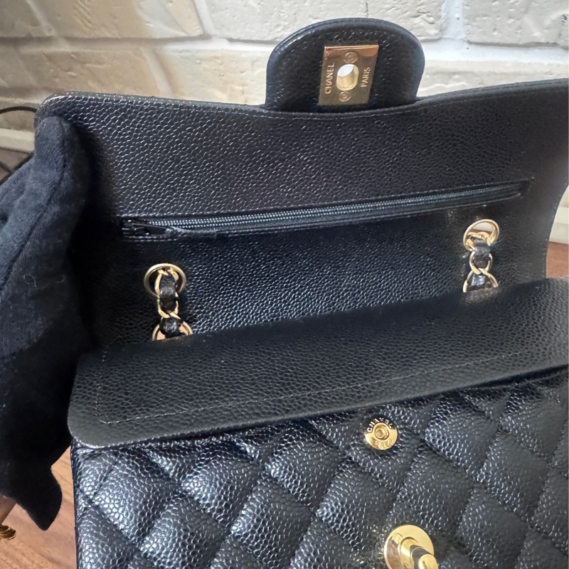 Chanel 黑金荔枝皮 cf23  2024年7月才購入-16