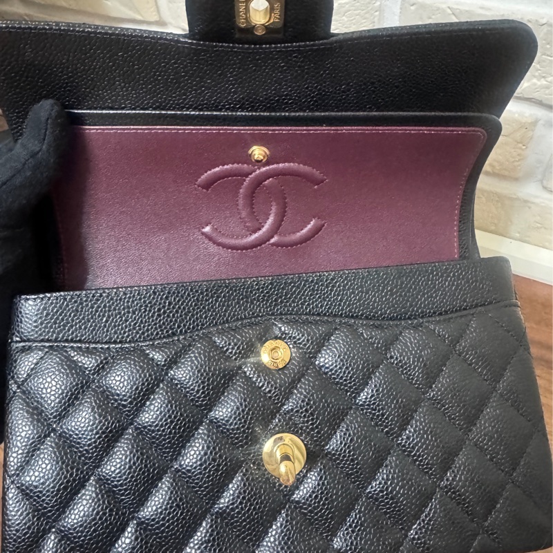 Chanel 黑金荔枝皮 cf23  2024年7月才購入-17