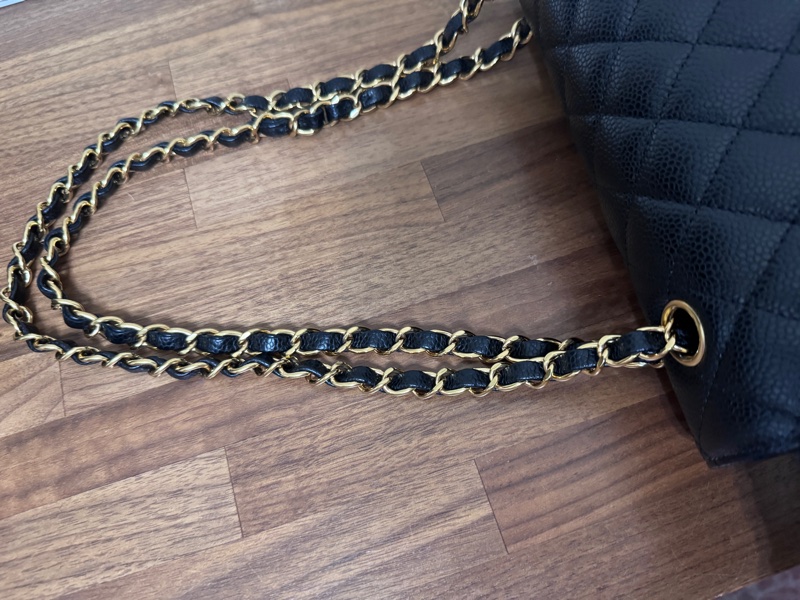 Chanel 黑金荔枝皮 cf23  2024年7月才購入-22