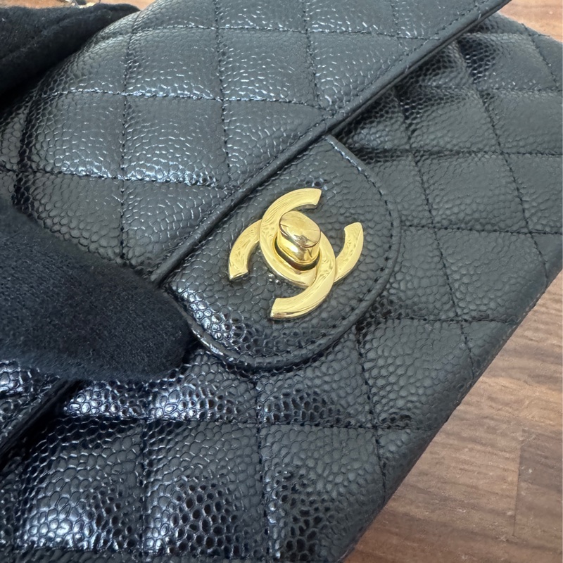 Chanel 黑金荔枝皮 cf23  2024年7月才購入-33