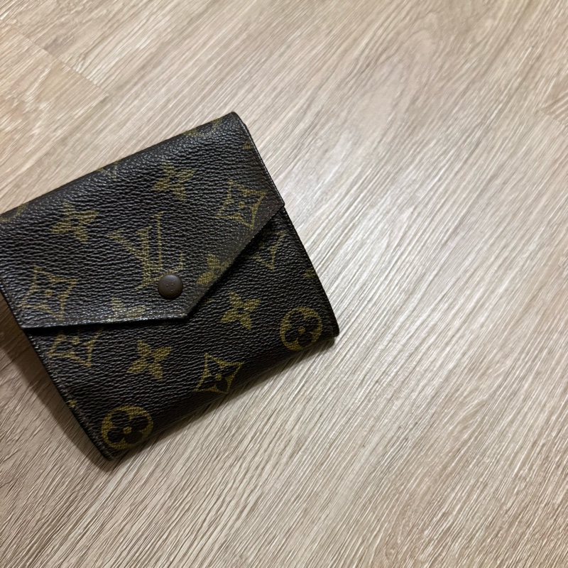 瑞奇二手精品 Louis Vuitton 老花 信封短夾 美品-0