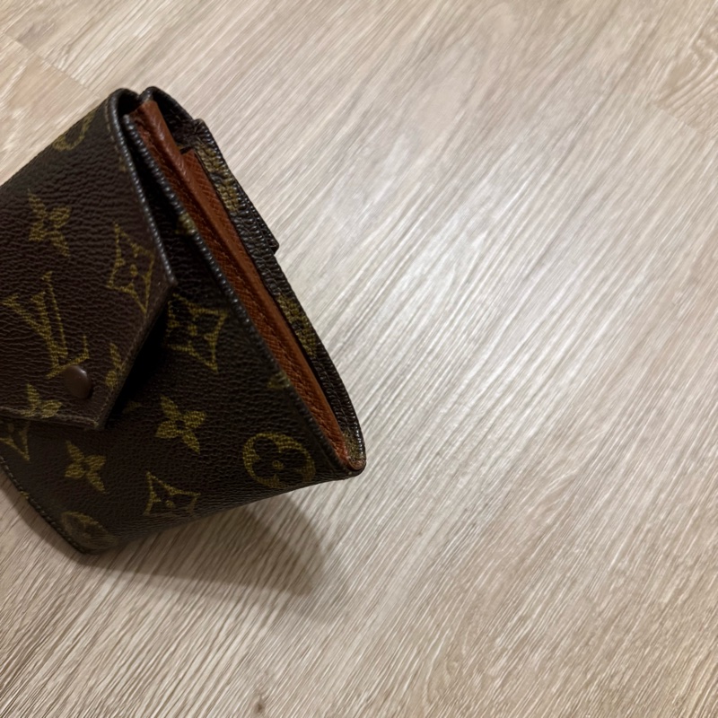 瑞奇二手精品 Louis Vuitton 老花 信封短夾 美品-1