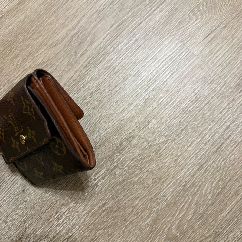 瑞奇二手精品 Louis Vuitton 老花 信封短夾 美品-1