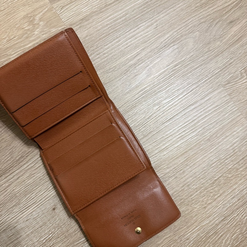 瑞奇二手精品 Louis Vuitton 老花 信封短夾 美品-4