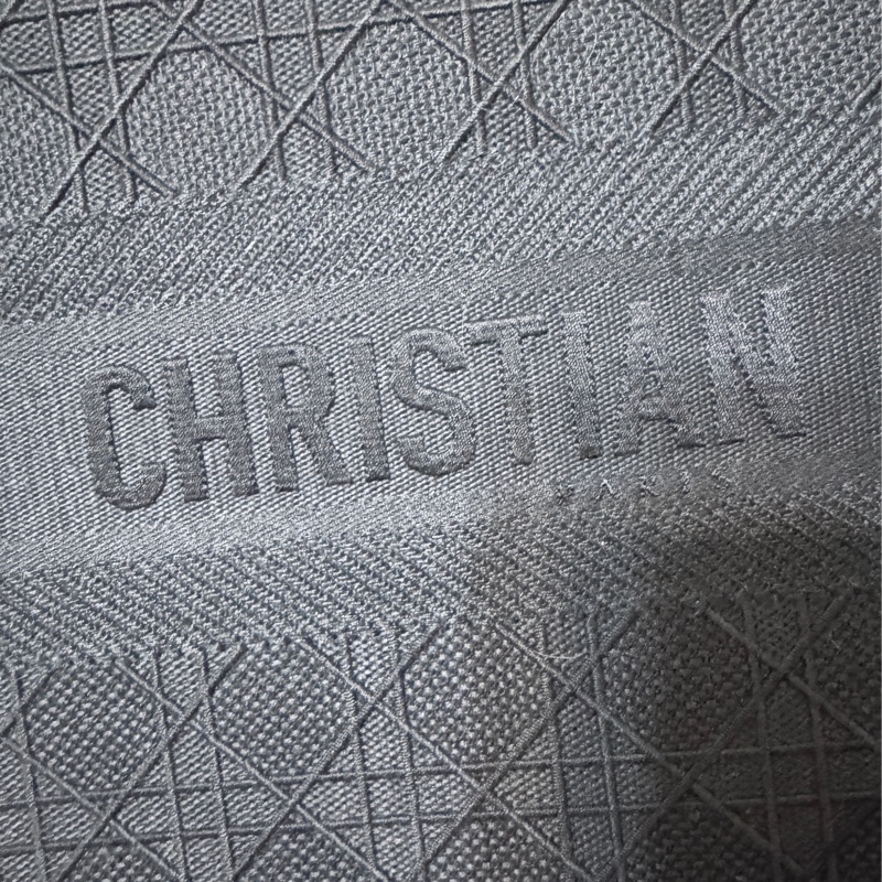 Dior 黑色編織騰格紋托特包-5