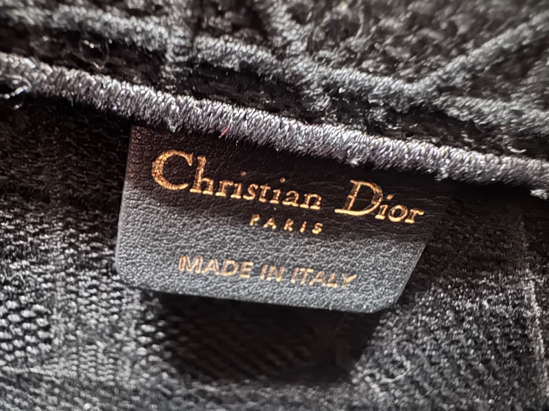 Dior 黑色編織騰格紋托特包-23