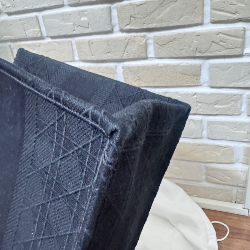 Dior 黑色編織騰格紋托特包-26