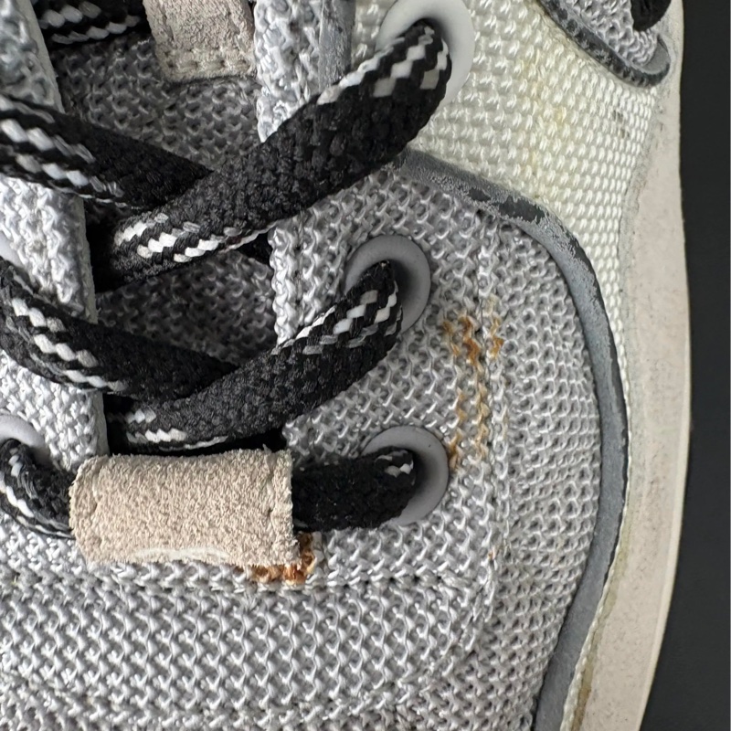 未穿過CHANEL香奈兒小牛皮女款球鞋休閒鞋灰白色 37.5碼-7