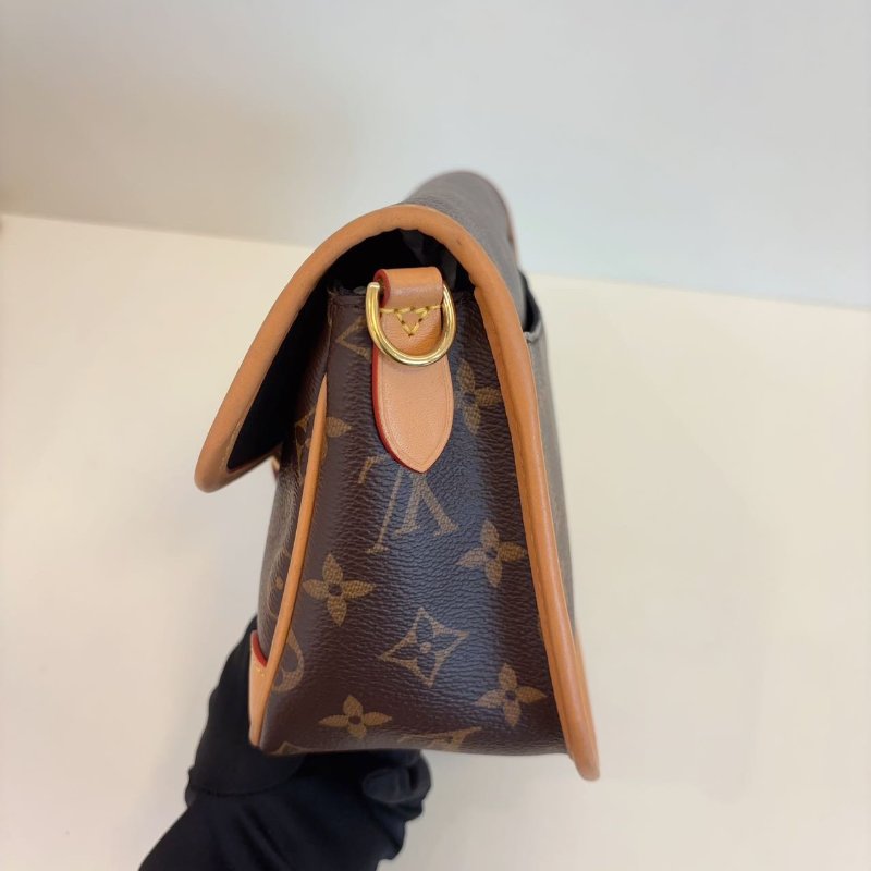 芯片款 路易威登/Louis Vuitton Diane老花法棍腋下包-3