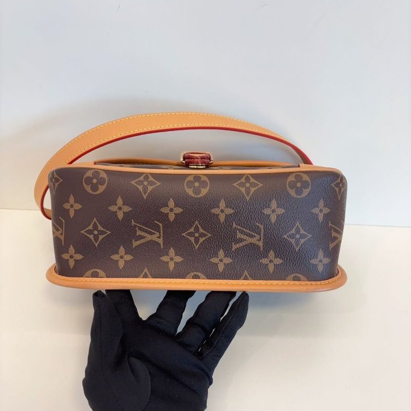 芯片款 路易威登/Louis Vuitton Diane老花法棍腋下包-4