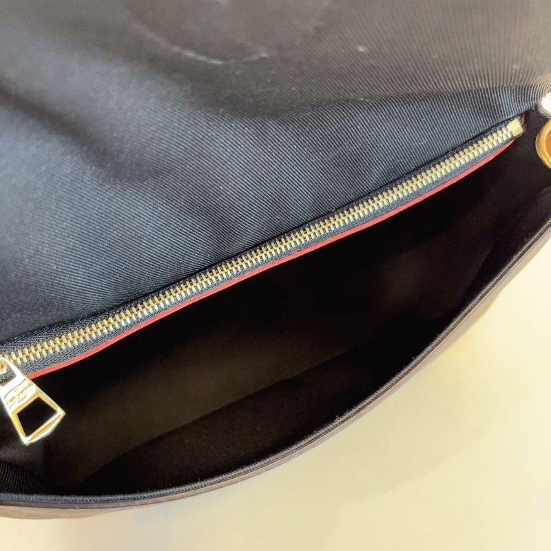 芯片款 路易威登/Louis Vuitton Diane老花法棍腋下包-8