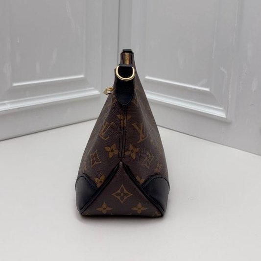 芯片款 路易威登/Louis Vuitton Monogram老花黑牛角腋下包-2