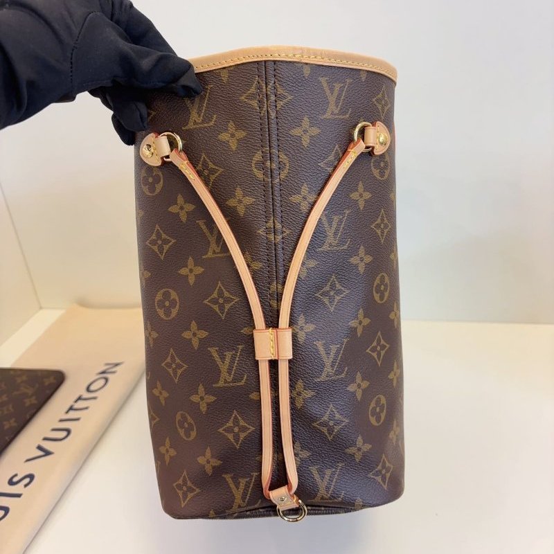 全新品 路易威登/Louis Vuitton 芯片款 NF購物袋中號經典米色內襯-3