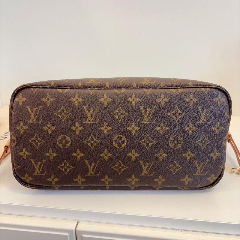 全新品 路易威登/Louis Vuitton 芯片款 NF購物袋中號經典米色內襯-7