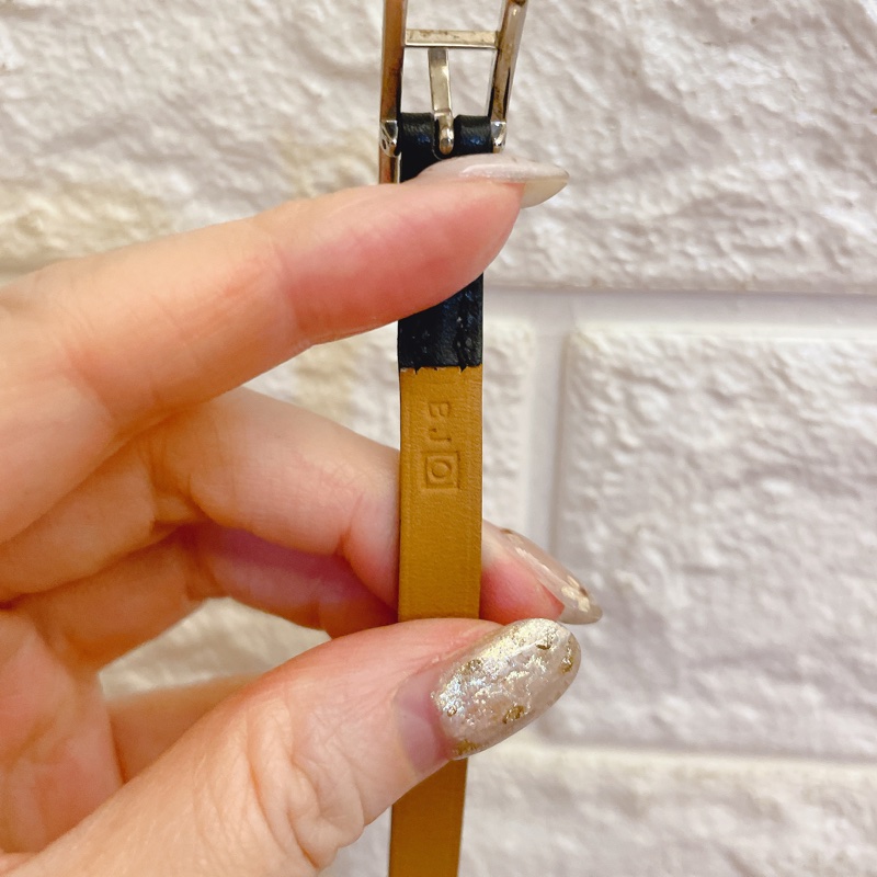 平台最低價近新閒置✨ 愛馬仕Hermès Behapi Double Tour三圈手環/黑銀/褐色-6