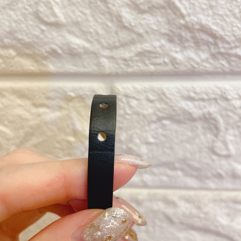 平台最低價近新閒置✨ 愛馬仕Hermès Behapi Double Tour三圈手環/黑銀/褐色-7