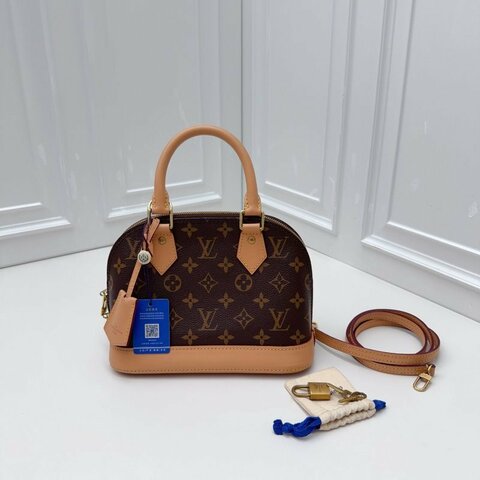 芯片款 路易威登/Louis Vuitton Alma BB貝殼包