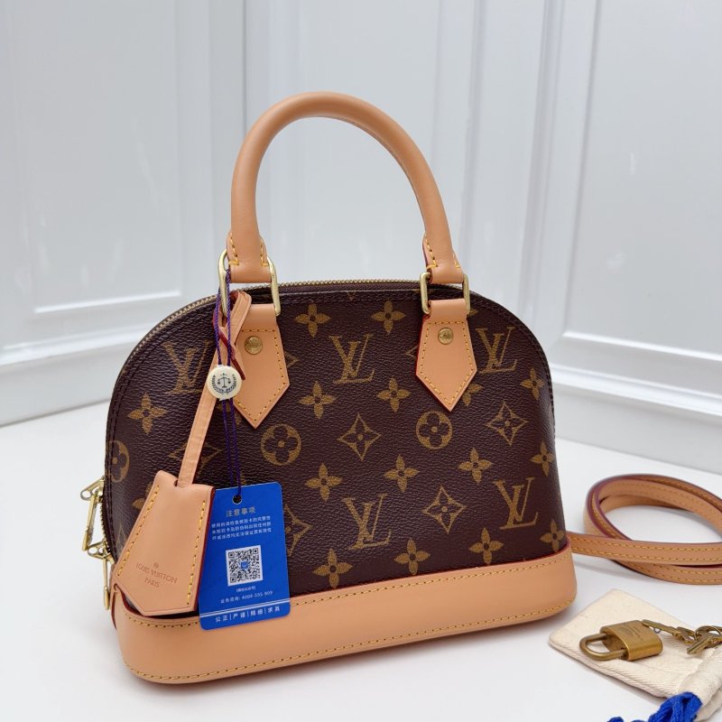 芯片款 路易威登/Louis Vuitton Alma BB貝殼包-5