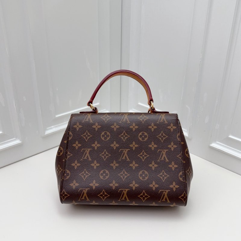 芯片款 路易威登/Louis Vuitton 老花Cluny BB克魯尼 手提肩背包-1