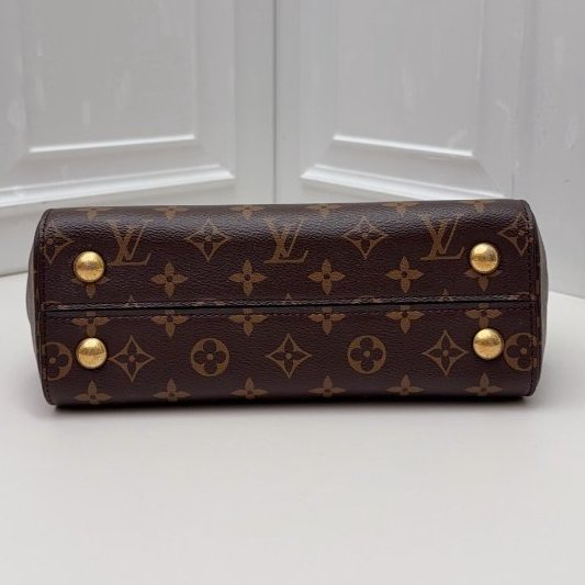 芯片款 路易威登/Louis Vuitton 老花Cluny BB克魯尼 手提肩背包-4
