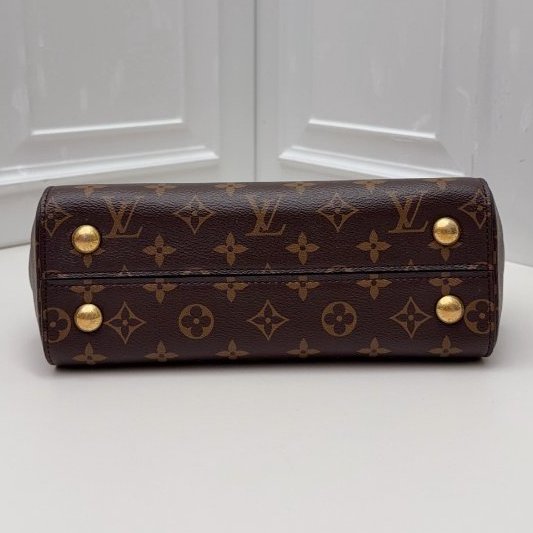 芯片款 路易威登/Louis Vuitton 老花Cluny BB克魯尼 手提肩背包-7