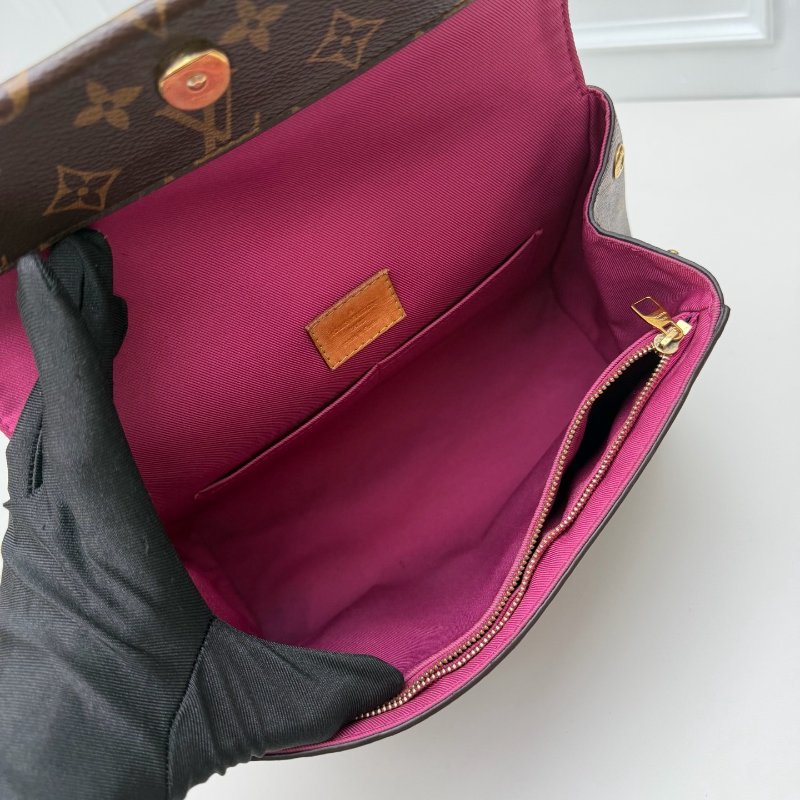 芯片款 路易威登/Louis Vuitton 老花Cluny BB克魯尼 手提肩背包-8