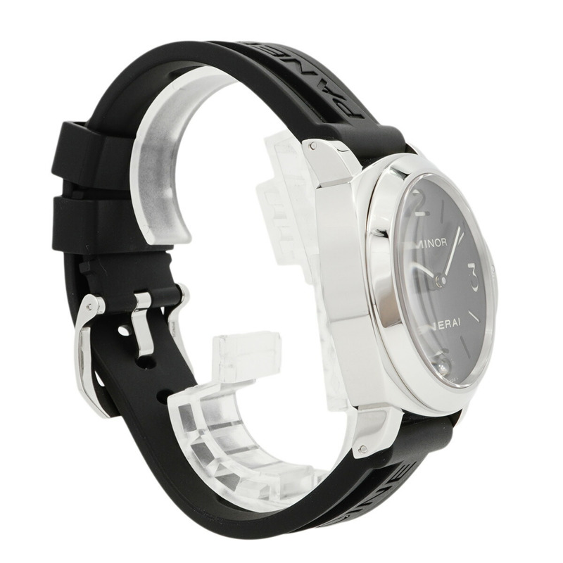 沛納海 Luminor Base PAM00112 黑色錶盤男士腕錶-2