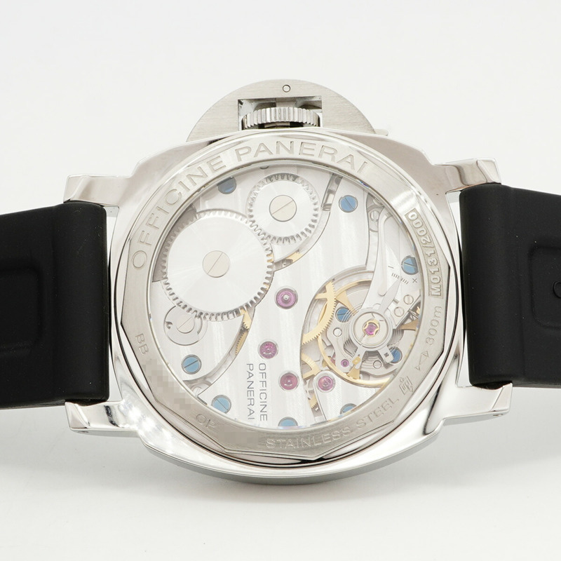 沛納海 Luminor Base PAM00112 黑色錶盤男士腕錶-4