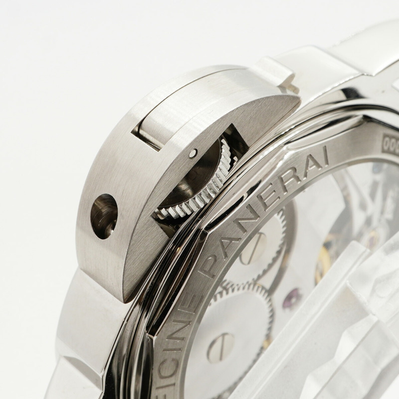 沛納海 Luminor Base PAM00112 黑色錶盤男士腕錶-6