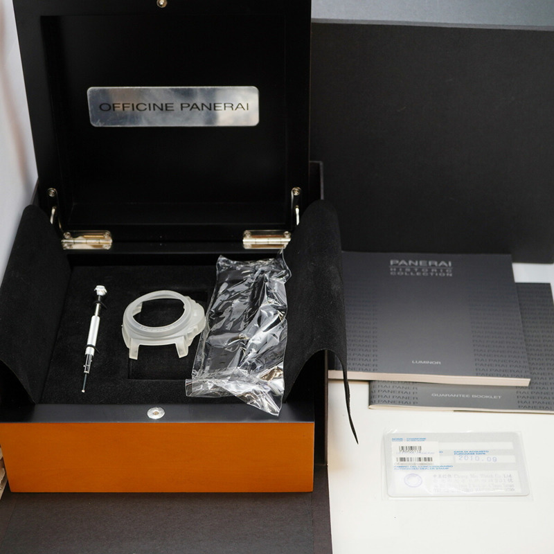 沛納海 Luminor Base PAM00112 黑色錶盤男士腕錶-7