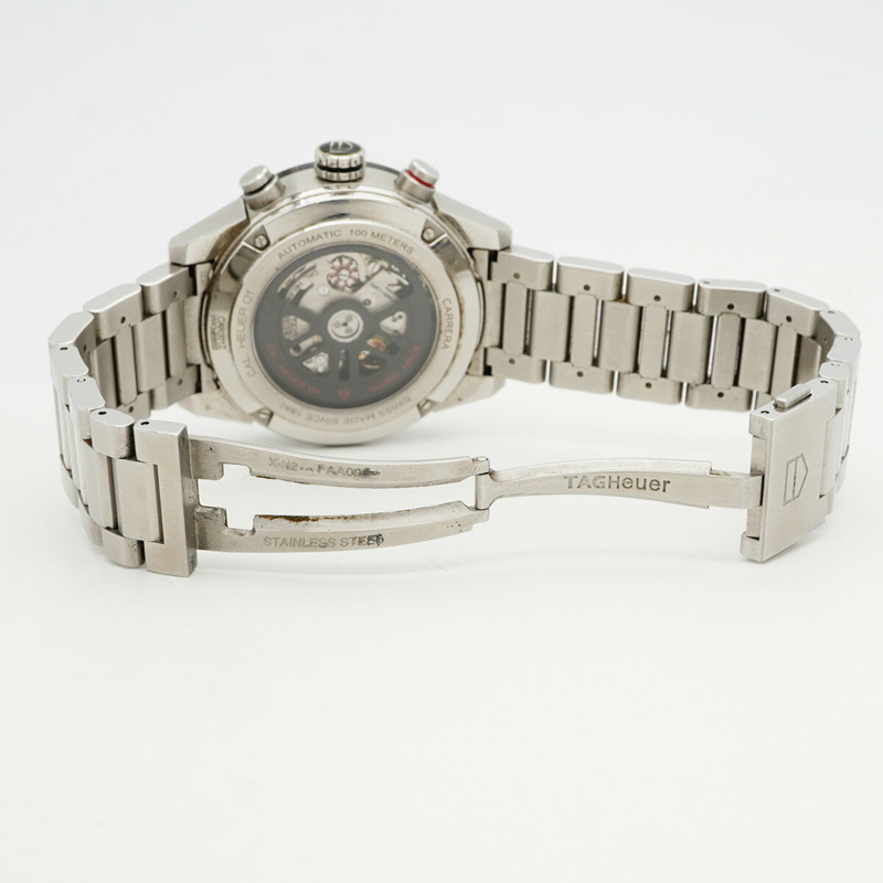 TAG Heuer 豪雅卡萊拉 CAR201Z 黑色錶盤男士腕錶-3