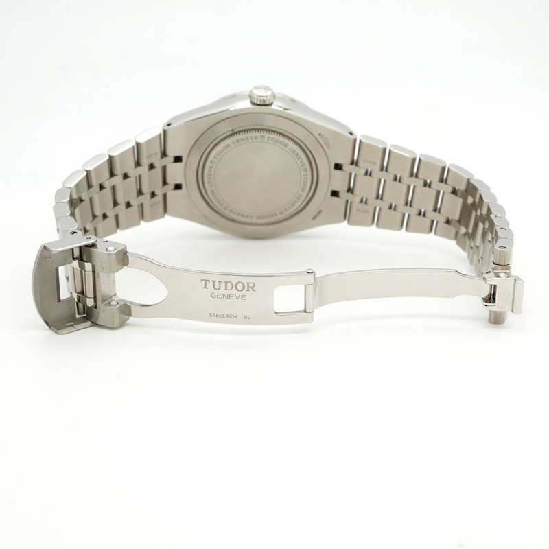 帝舵皇家28500海軍藍錶盤男士腕錶-3