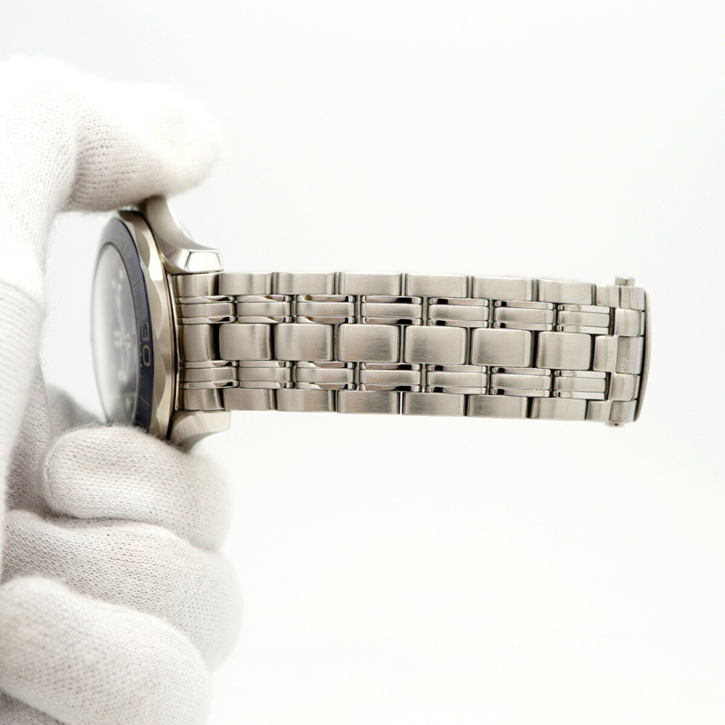 歐米茄海馬系列 212.30.41.20.03.001 海軍藍錶盤男士腕錶-5