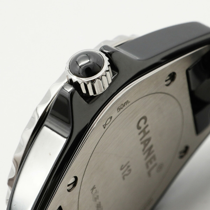 香奈兒 J12 H2571 黑色錶盤小姐腕錶-7