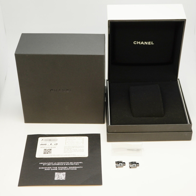 香奈兒 J12 H2571 黑色錶盤小姐腕錶-8