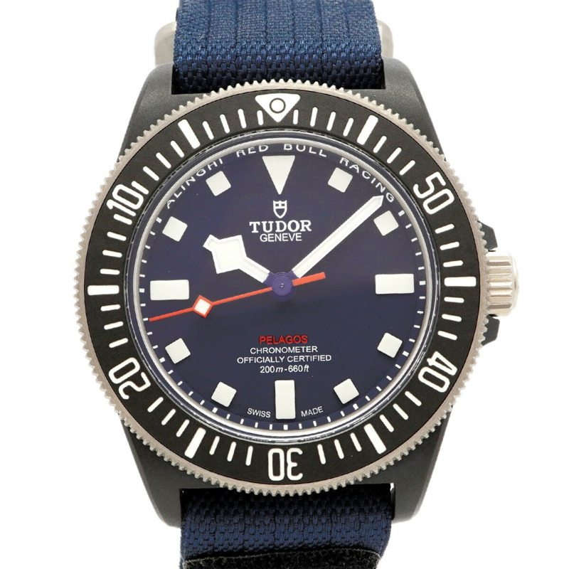 帝舵 Pelagos FXD 25707KN 黑色錶盤男士腕錶-0