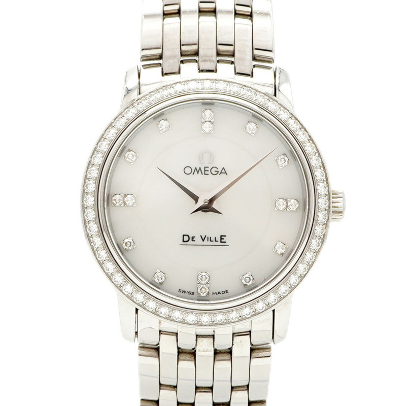 歐米茄碟飛系列 413.15.27.60.55.001 白色錶盤女錶-0